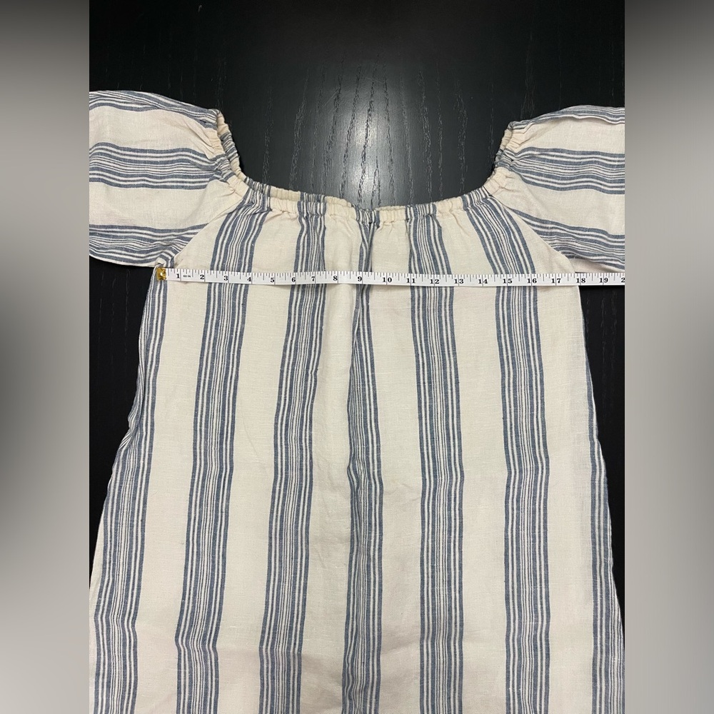 REVOLVE Tularosa Sarah Dress in Chambray Stripe - Picture 5 of 11
